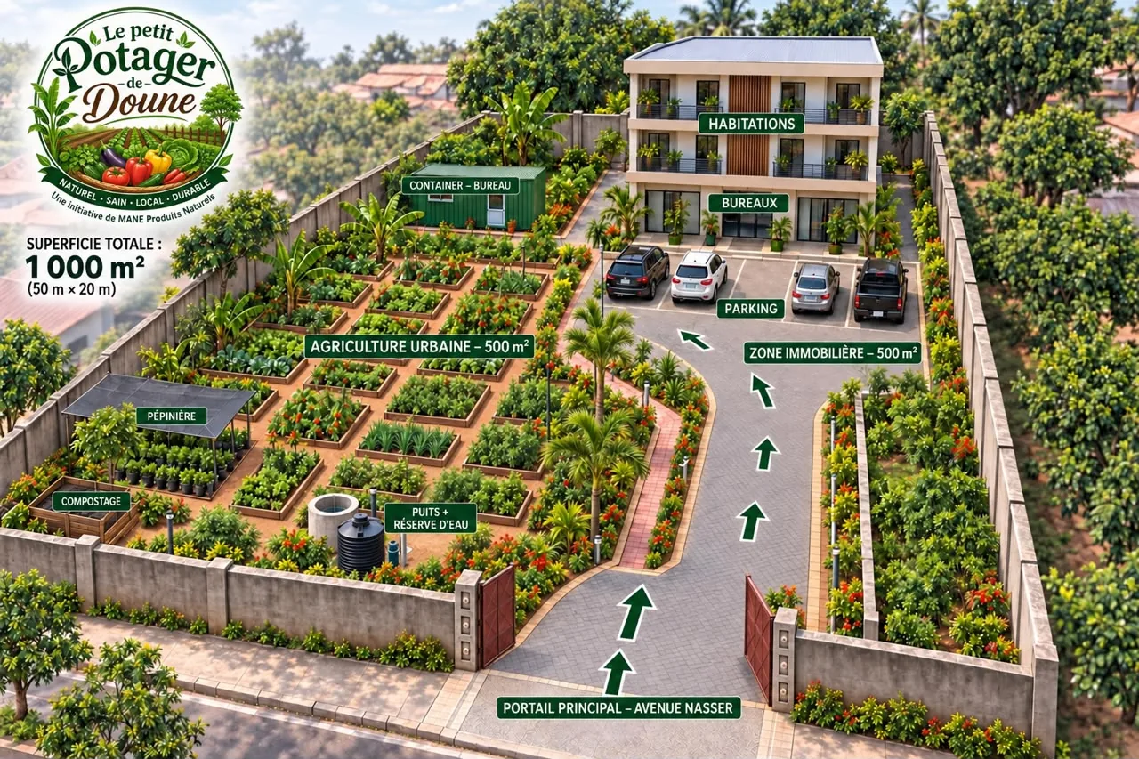 Projet d'aménagement du Potager de Doune